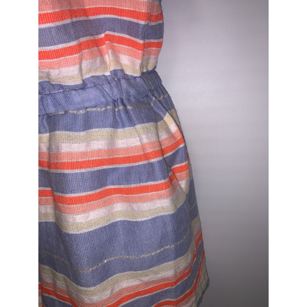 Lemlem Striped Cotton Playsuit Romper size XS Multi Color - Picture 3 of 8